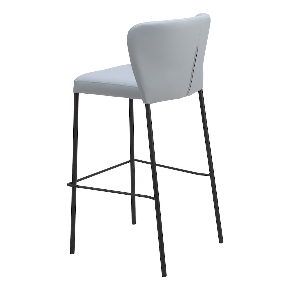 Linz Barstool (Set of 2) Gray. Picture 5