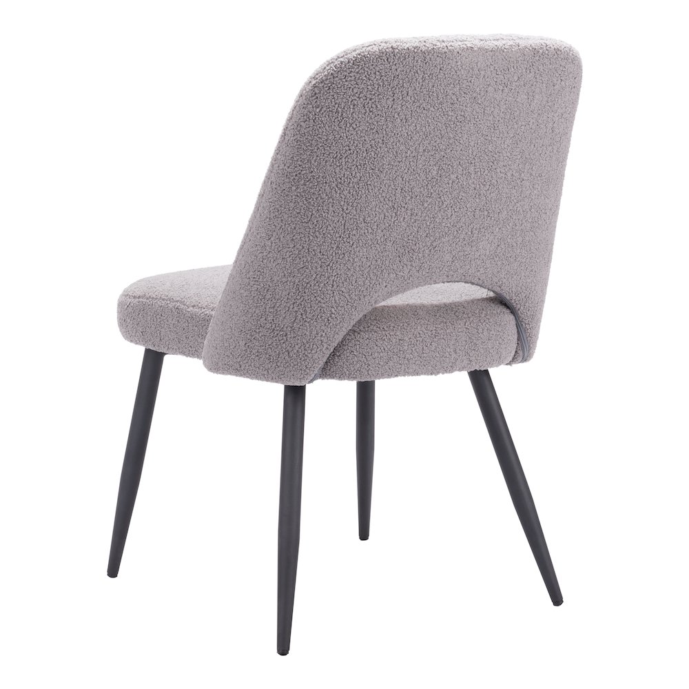 Teddy Dining Chair (Set of 2) Gray. Picture 5