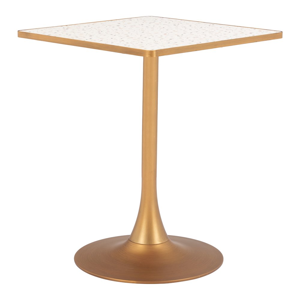 Spot Bistro Table Beige & Gold. Picture 3