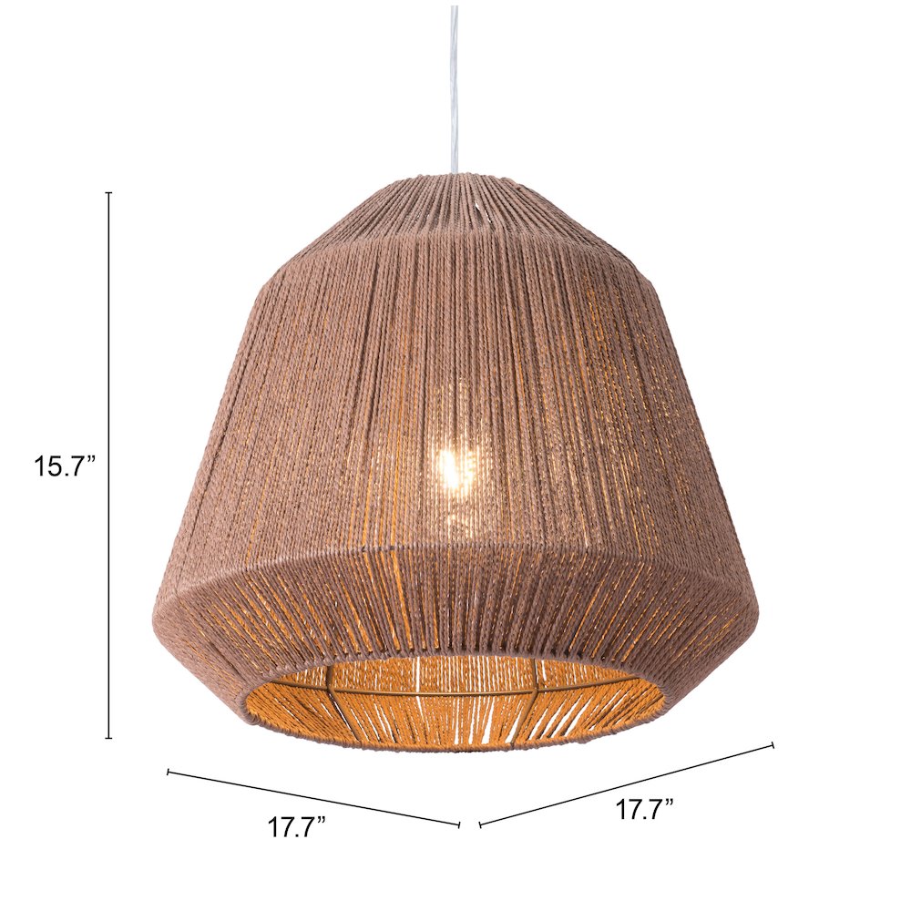Impala Ceiling Lamp Brown. Picture 7