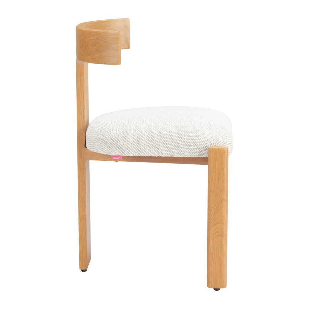Tiana Dining Chair Natural & Beige. Picture 2