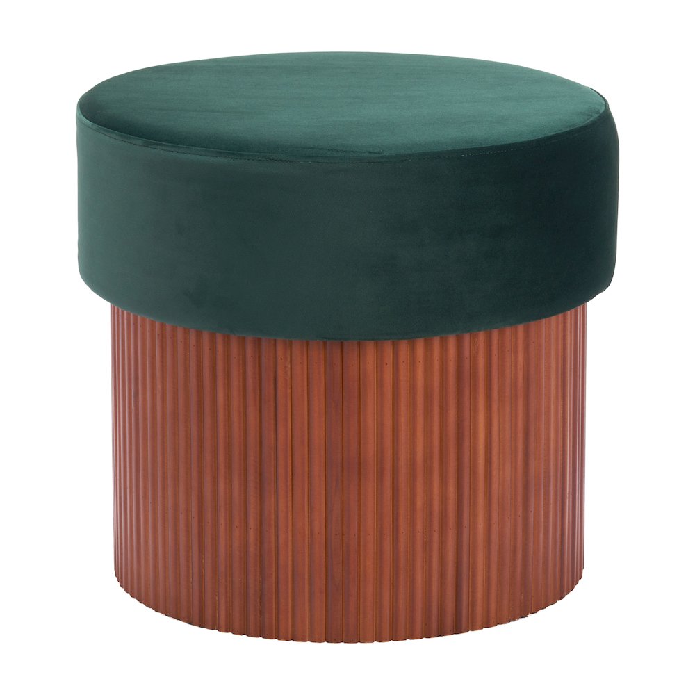 Boto Storage Ottoman Green. Picture 1