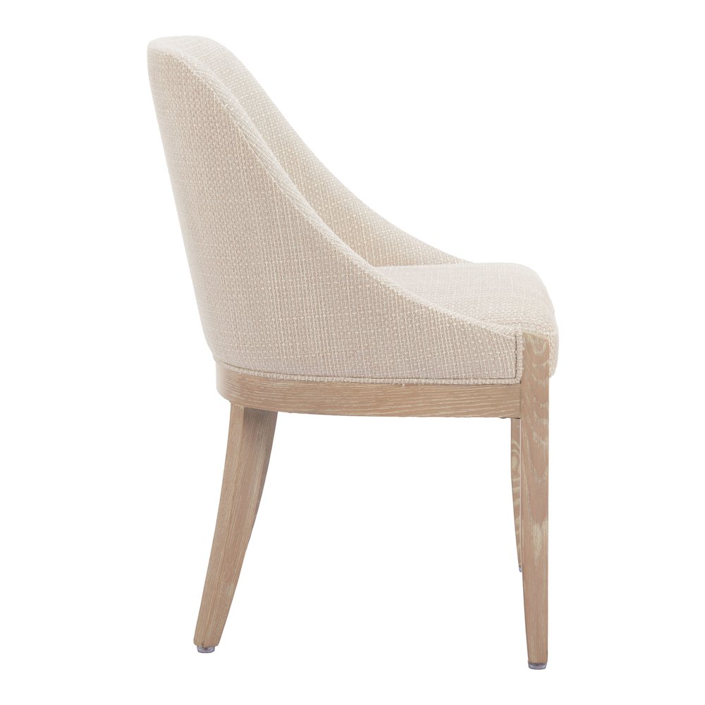 Calmo Dining Chair Beige. Picture 3