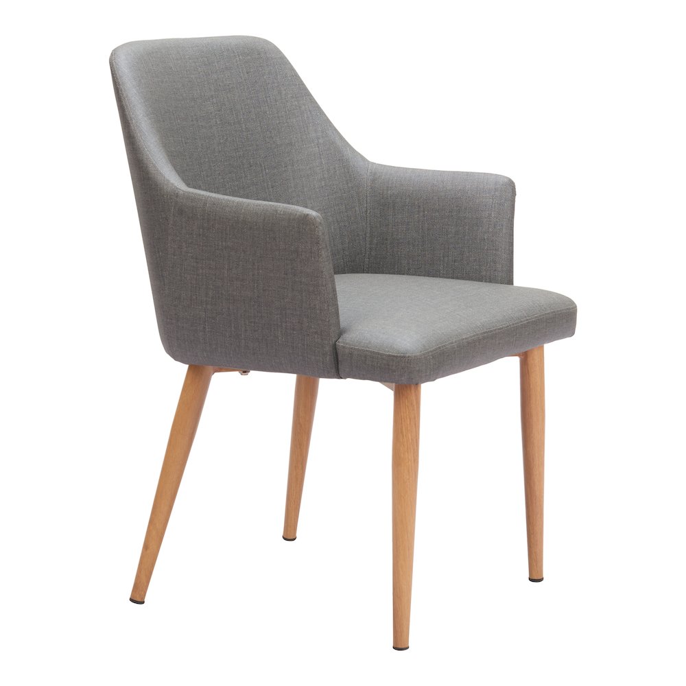 Wisom Dining Chair (Set of 2) Gray. Picture 7