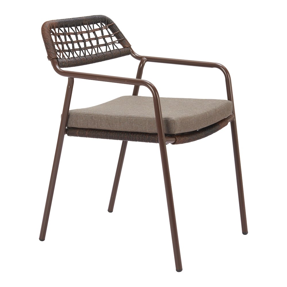 Rio Dining Chair (Set of 2) Brown. Picture 11