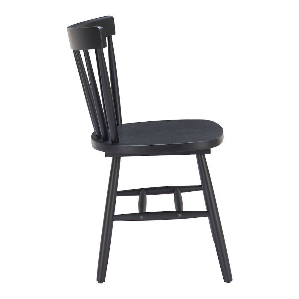 Tyce Dining Chair (Set of 2) Black. Picture 2