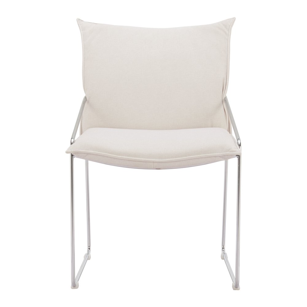 Pola Dining Chair (Set of 2) White. Picture 3