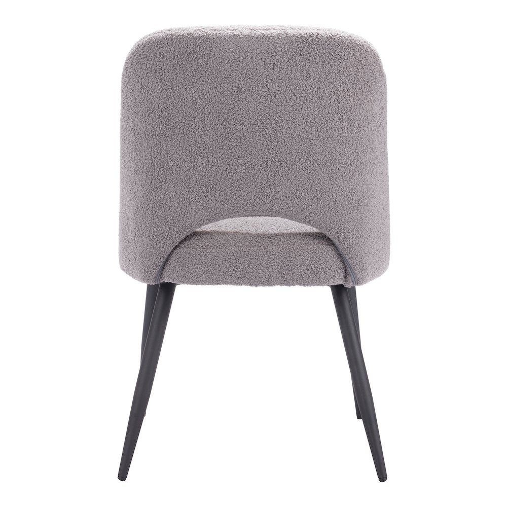 Teddy Dining Chair (Set of 2) Gray. Picture 4