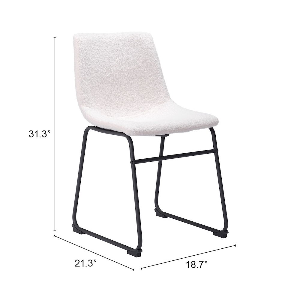 Smart Dining Chair (Set of 2) Ivory. Picture 13
