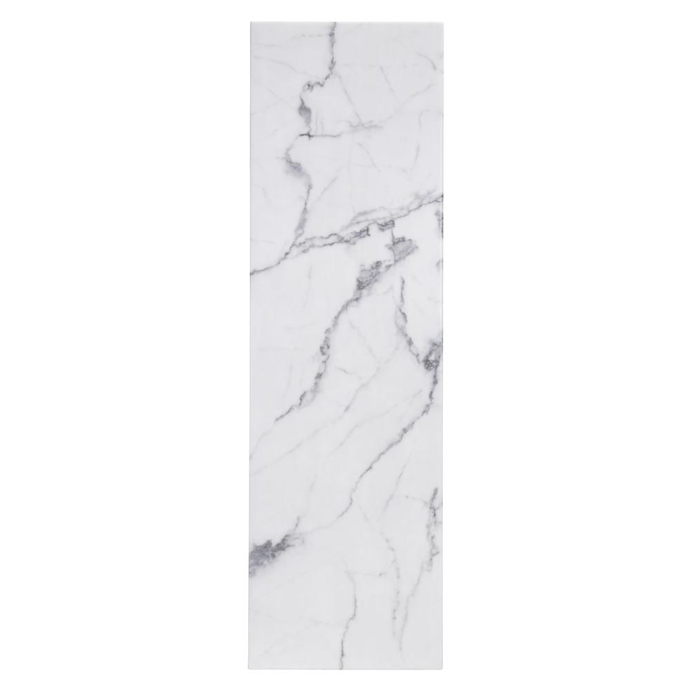 Atlas Console Table Stone & Brushed Stainless Steel. Picture 5