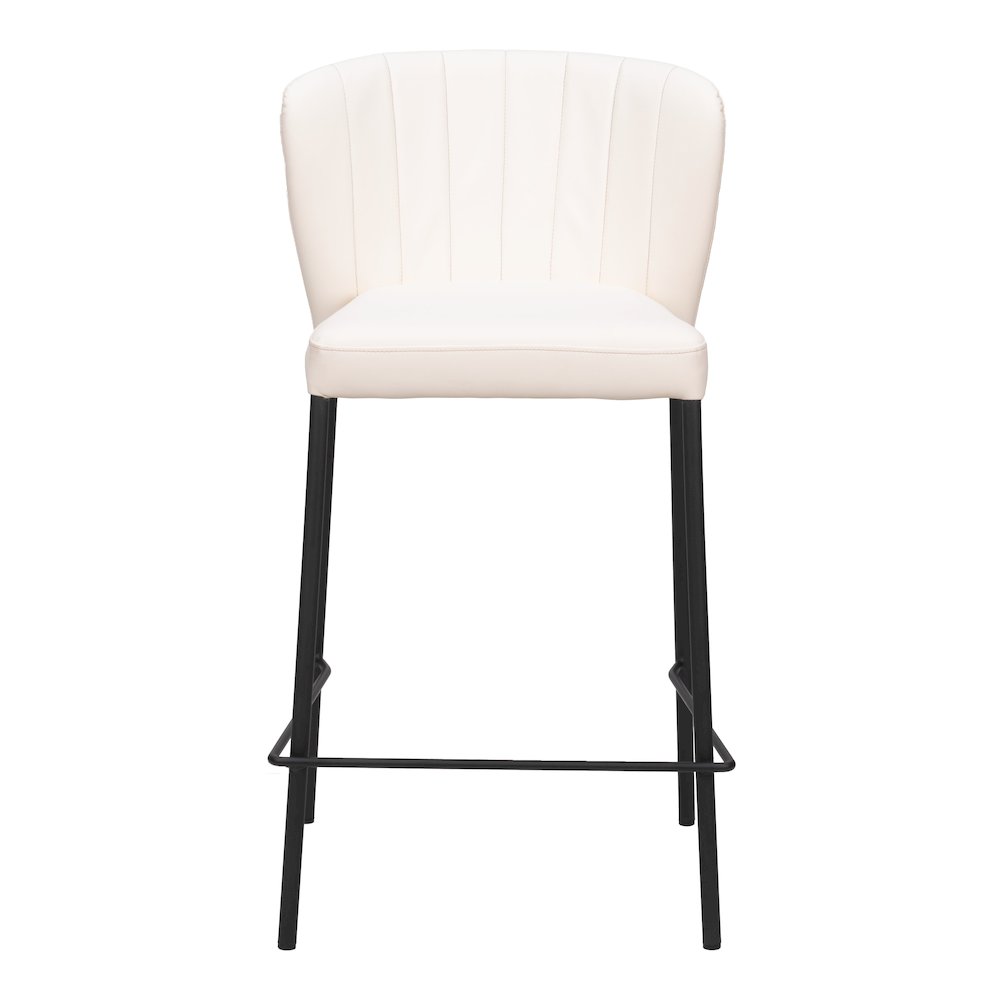 Linz Counter Stool (Set of 2) Cream. Picture 3