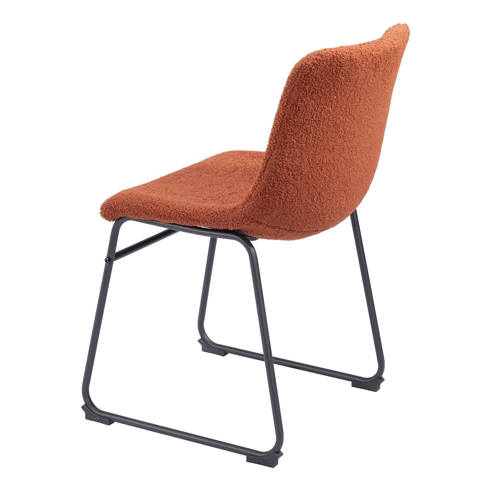 Smart Dining Chair (Set of 2) Burnt Orange. Picture 7