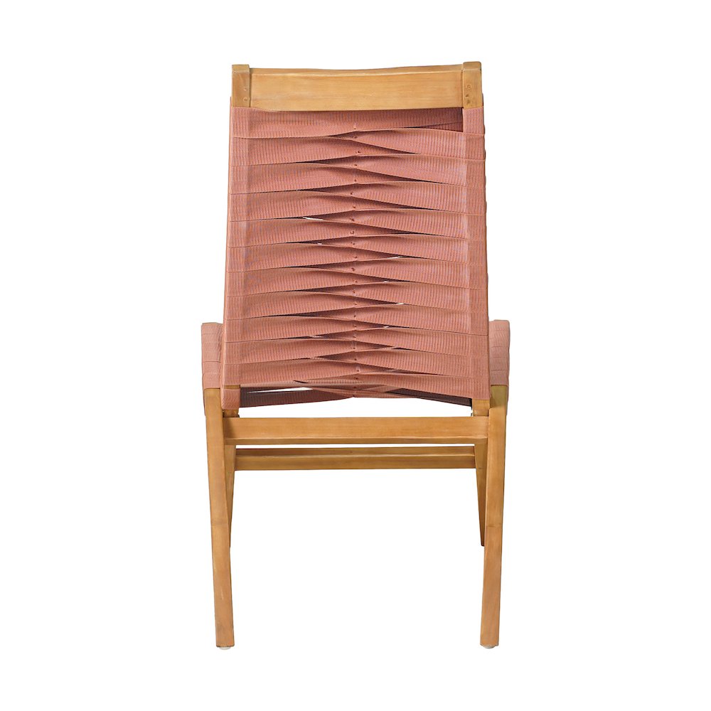 Rova Lounge Chair Terracotta. Picture 4