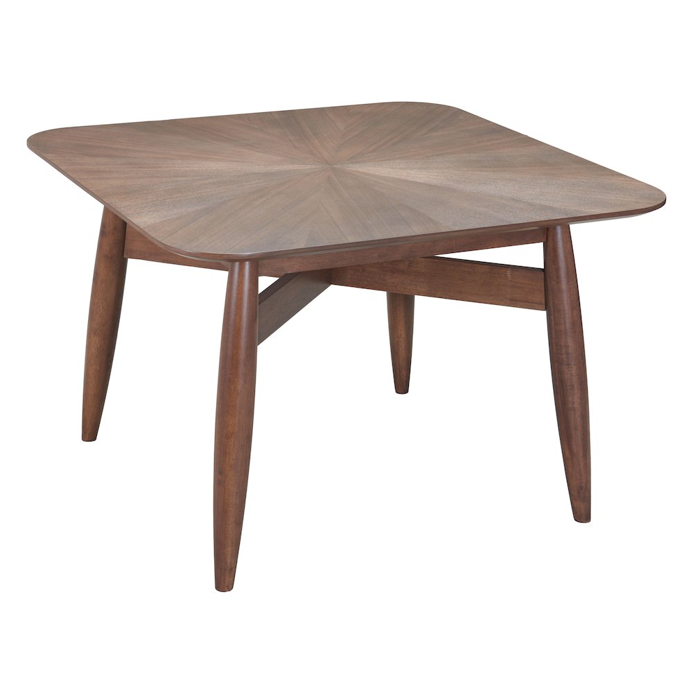 Silea Square Dining Table Espresso. Picture 4