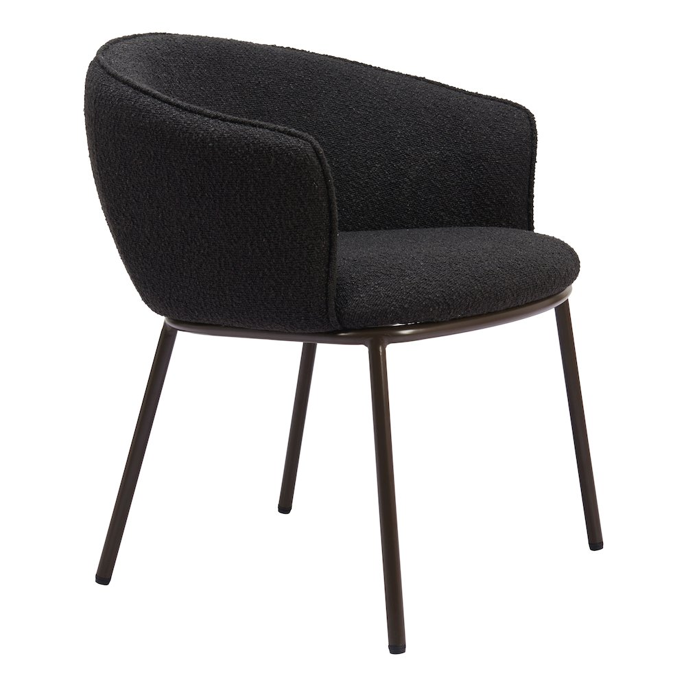 Essen Dining Chair Black & Bronze. Picture 8
