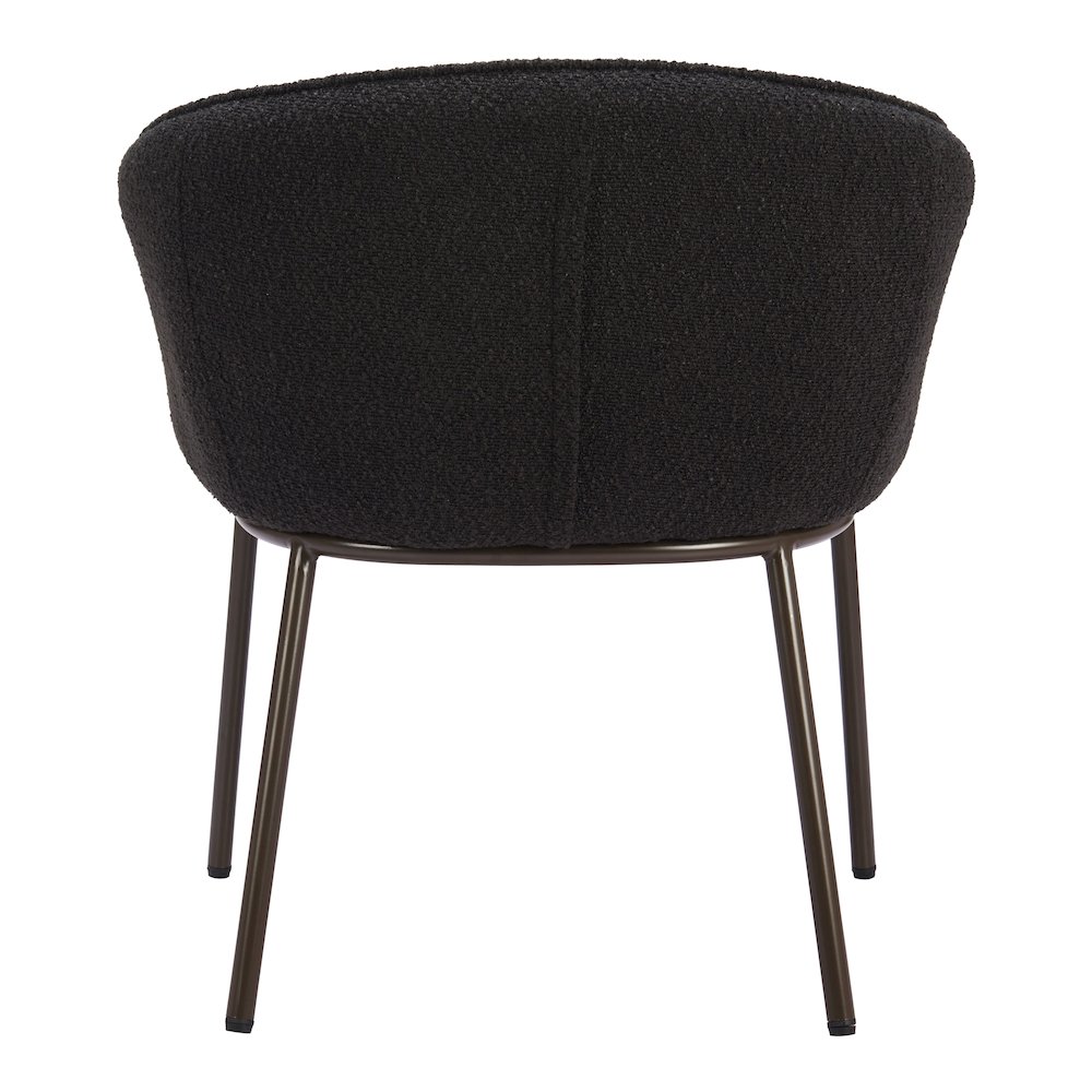 Essen Dining Chair Black & Bronze. Picture 4