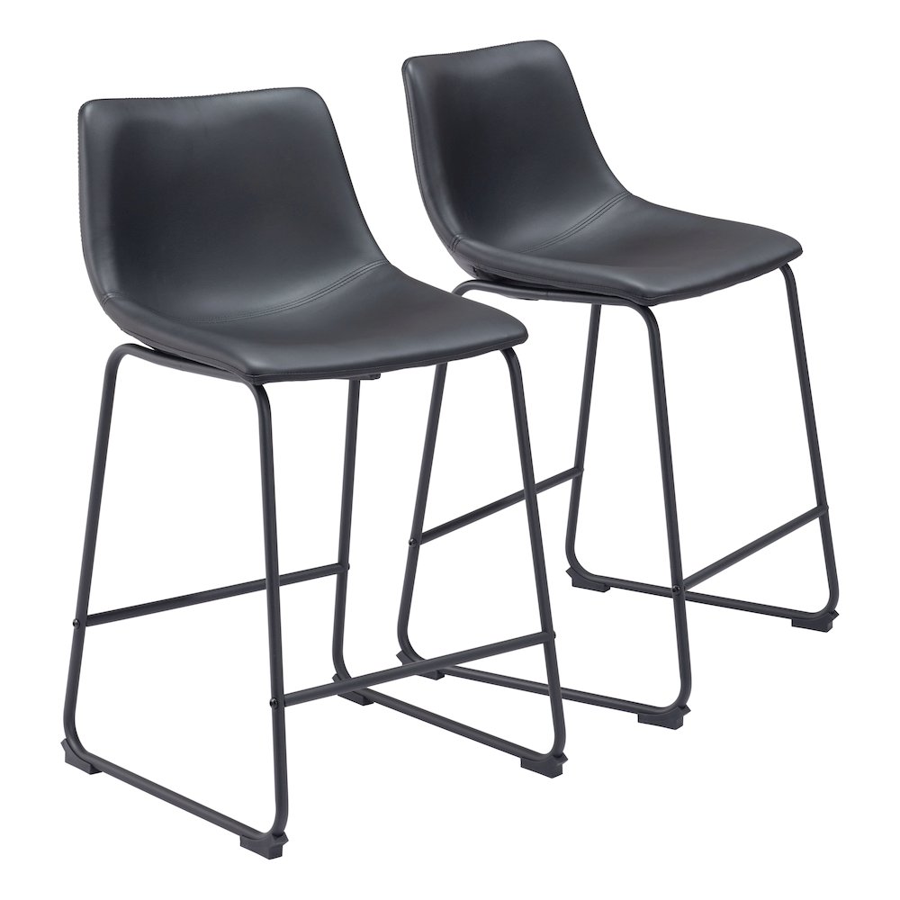 Smart Counter Stool (Set of 2) Black. Picture 6