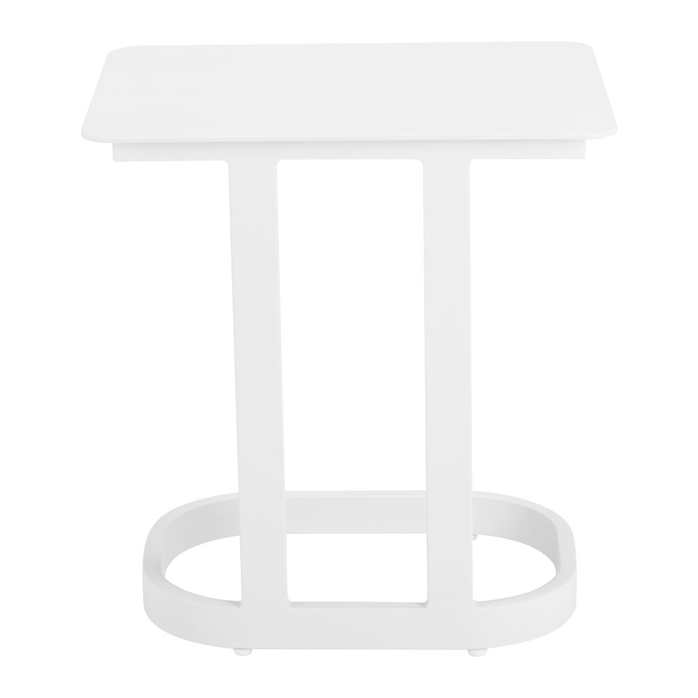 Friss End Table White. Picture 4