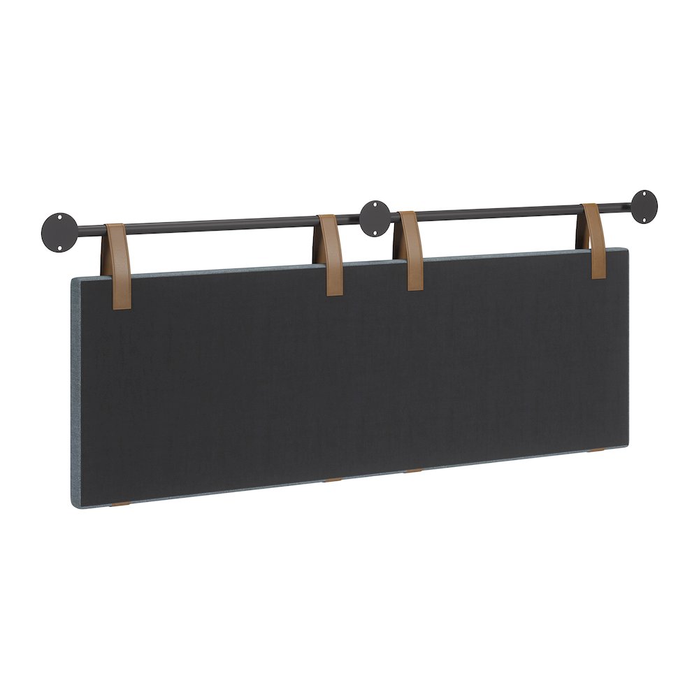 Zeva Floating Queen Headboard Gray. Picture 8