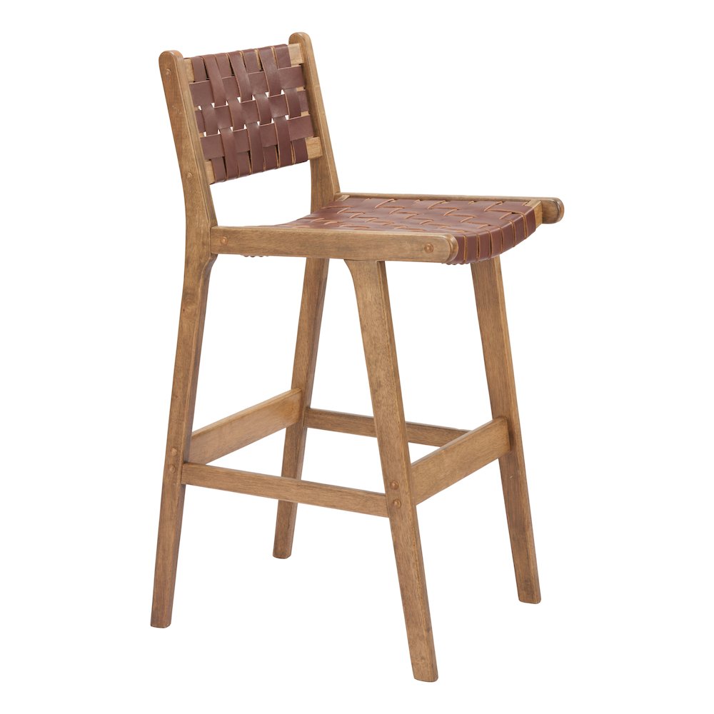 Feder Barstool (Set of 2) Brown. Picture 1