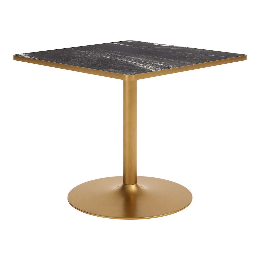 Caliza Dining Table Black & Gold. Picture 3