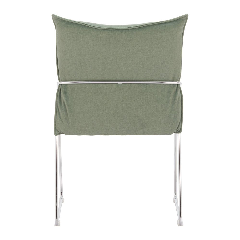 Pola Dining Chair (Set of 2) Green. Picture 4