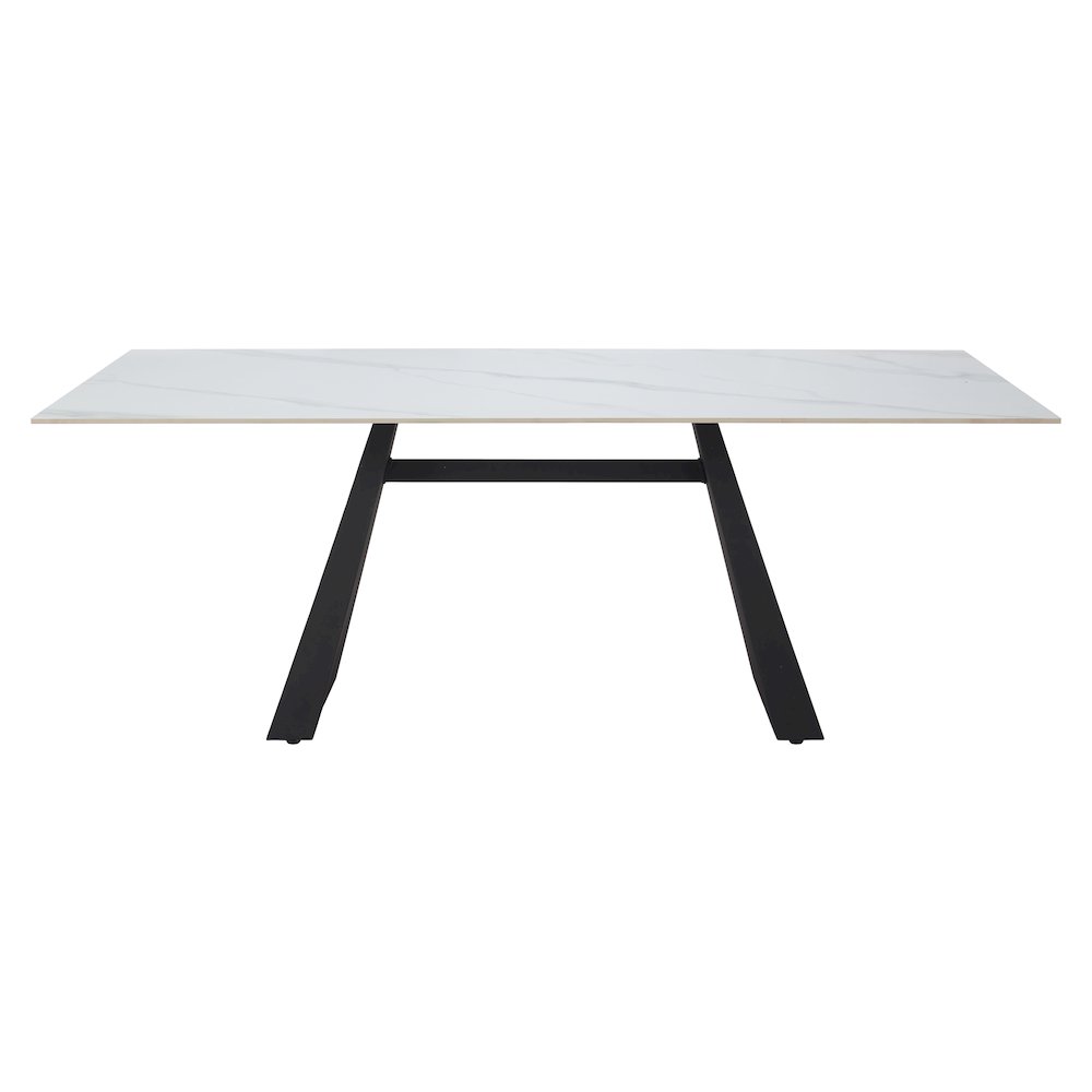 Inky Dining Table White. Picture 3