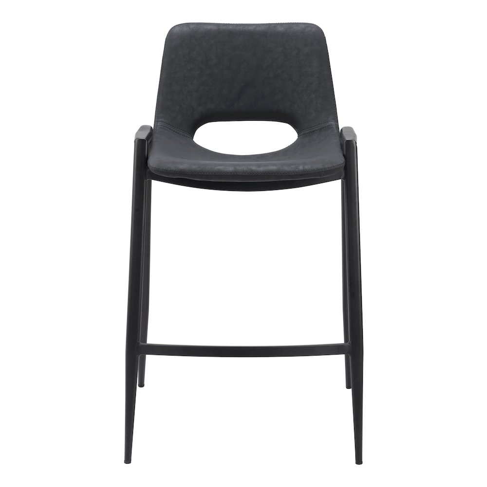 Desi Counter Stool (Set of 2) Black. Picture 3