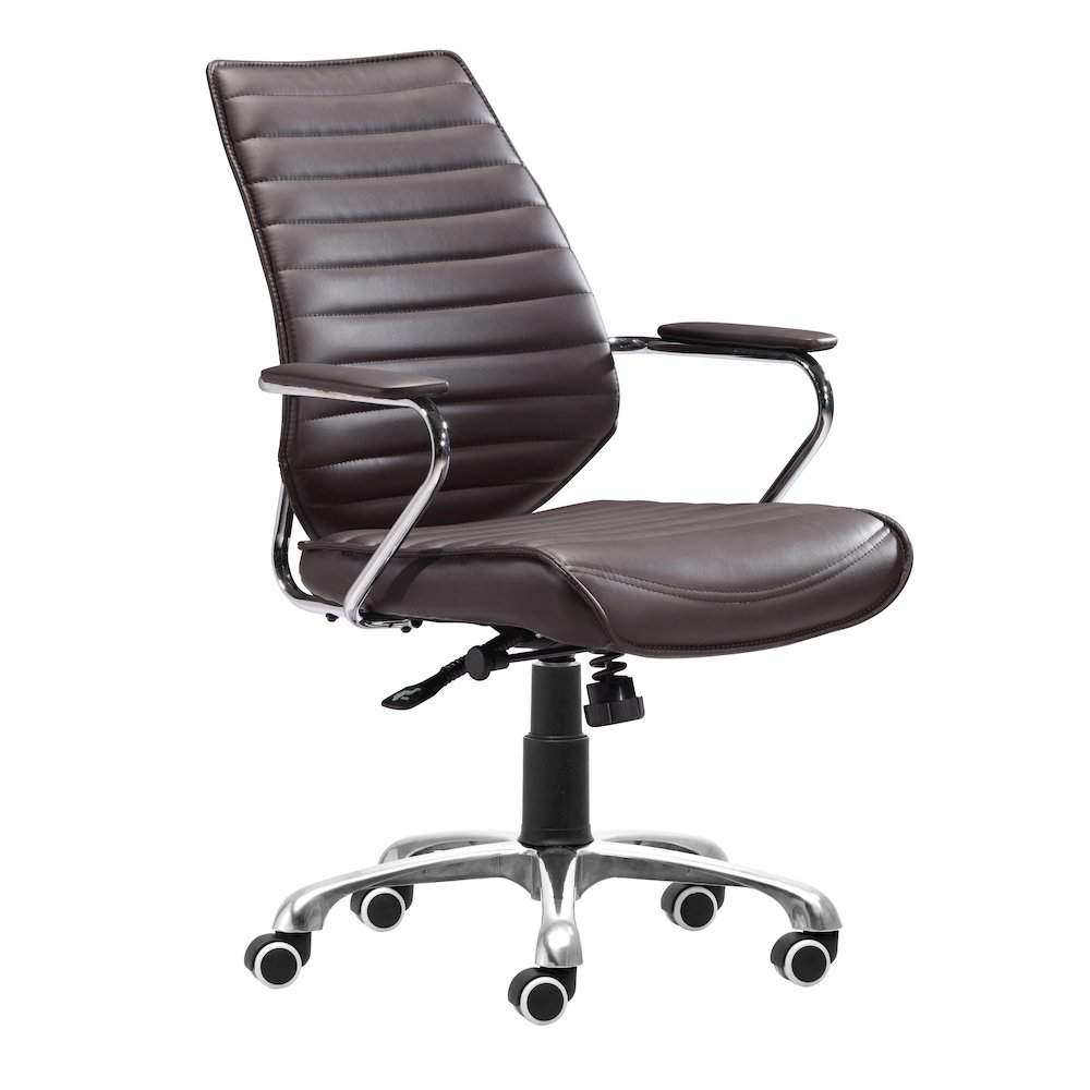 Enterprise Low Back Office Chair Espresso. Picture 6