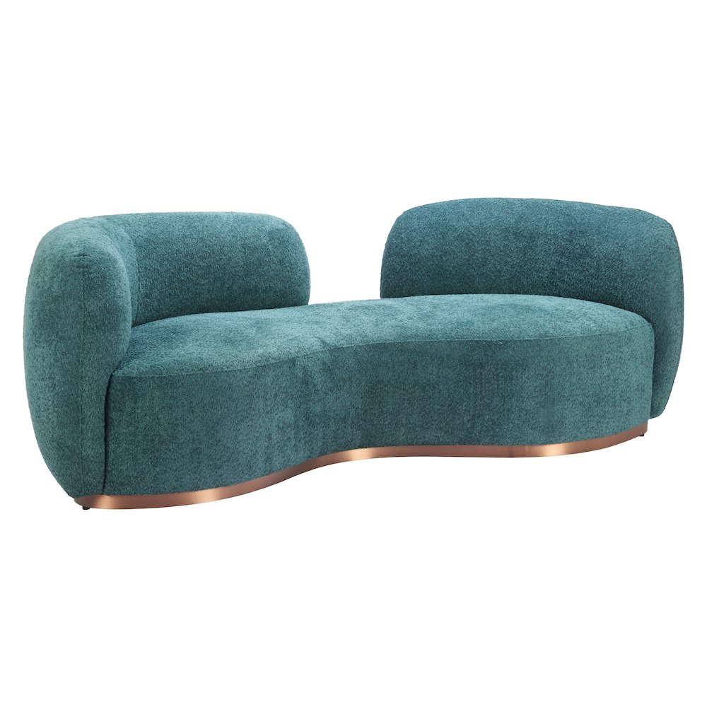 Jamela Sofa Teal. Picture 6