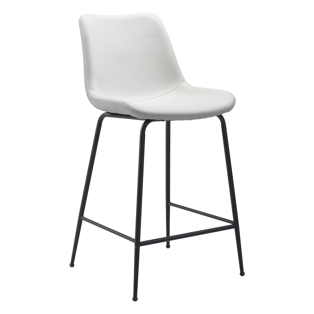 Byron Counter Stool White. Picture 6