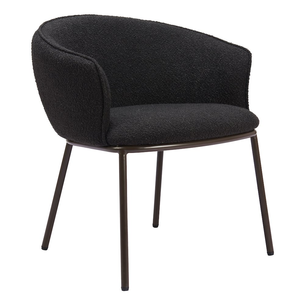 Essen Dining Chair Black & Bronze. Picture 6