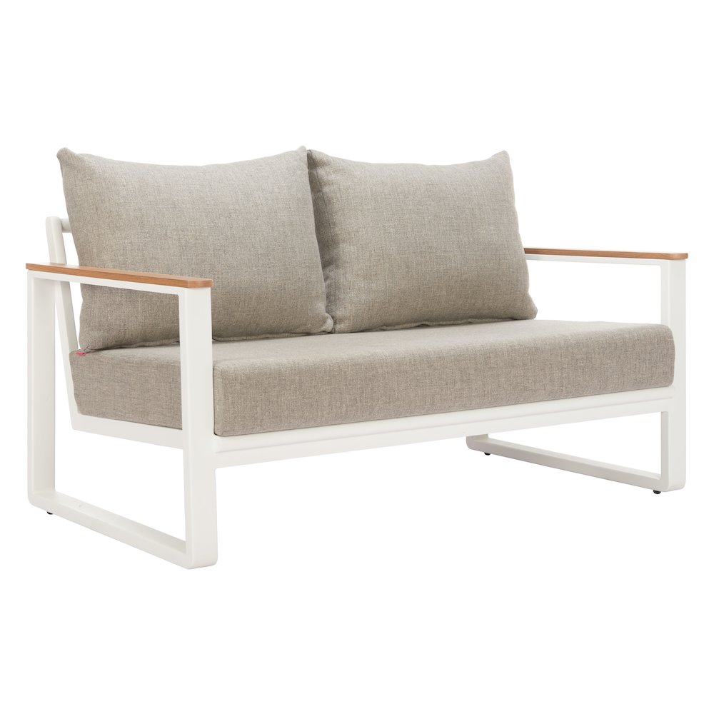 Welt Sofa Taupe & White. Picture 6