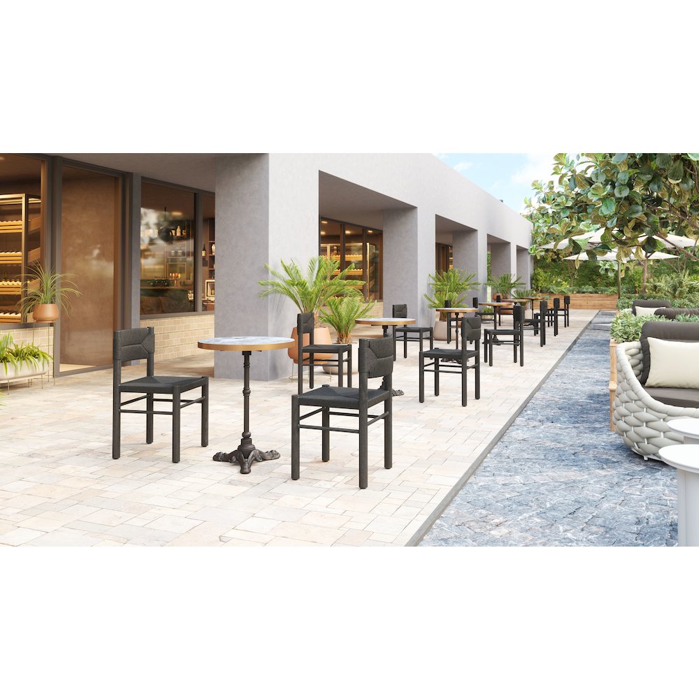 Iska Dining Chair (Set of 2) Black. Picture 9