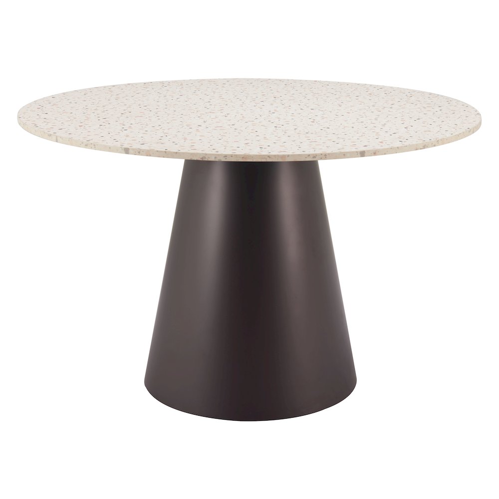 Jorf Dining Table Beige & Bronze. Picture 6