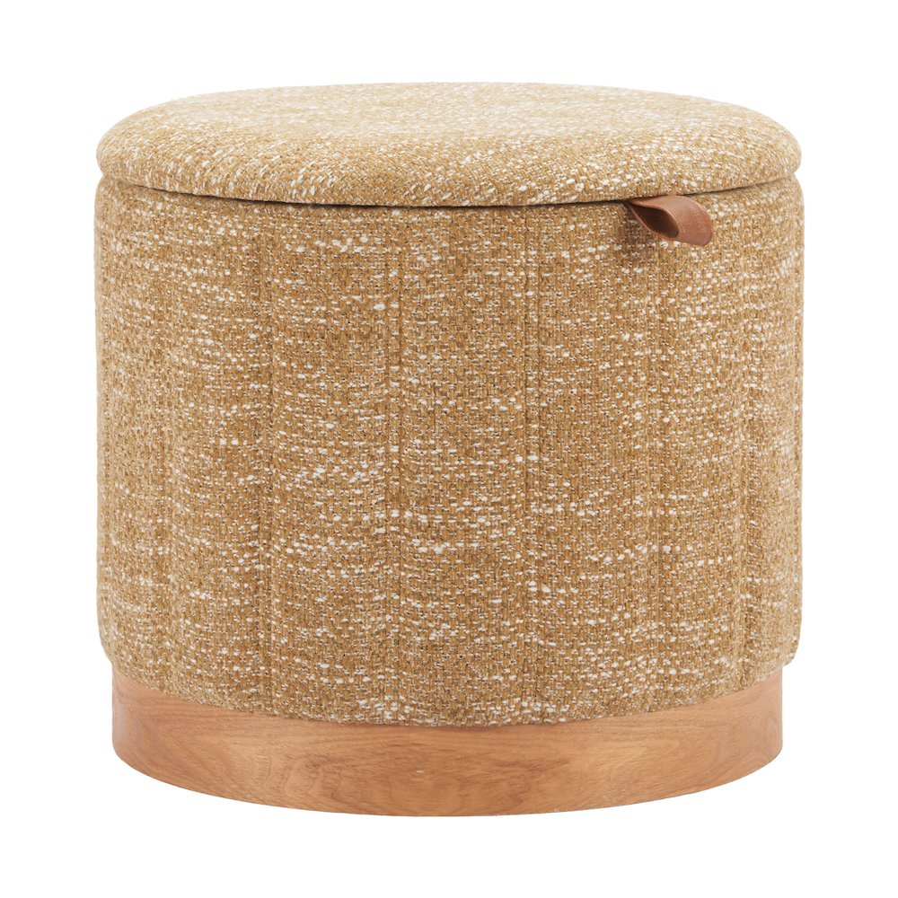 Fije Storage Ottoman Oat Yellow. Picture 6
