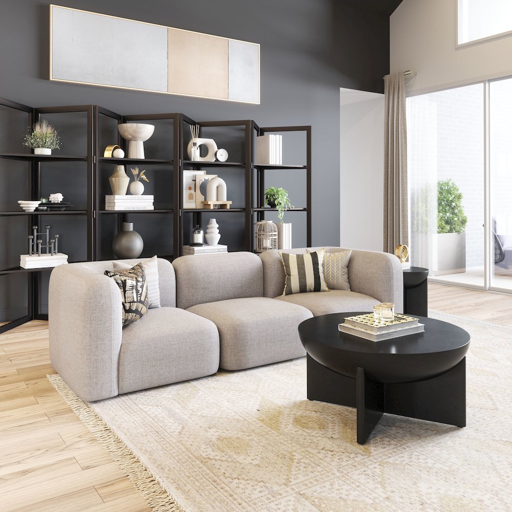 Biak Corner Chair Gray. Picture 9