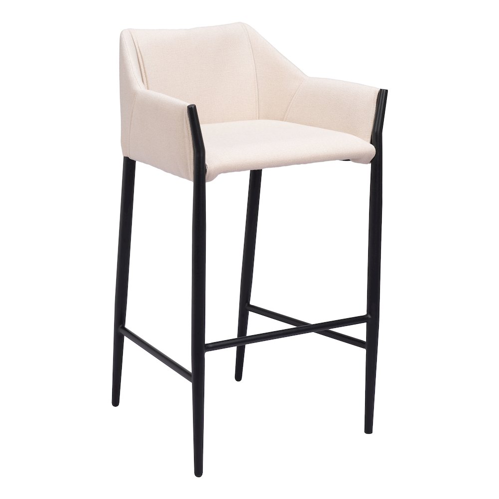 Andover Barstool Beige. Picture 6