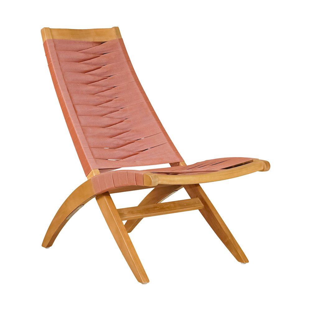 Rova Lounge Chair Terracotta. Picture 6