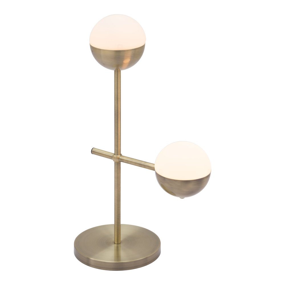 Waterloo Table Lamp White & Bronze. Picture 4