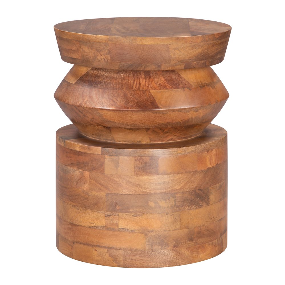 Kollam Side Table Walnut. Picture 6