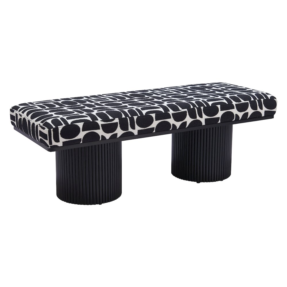 Botoia Bench Black & White. Picture 6