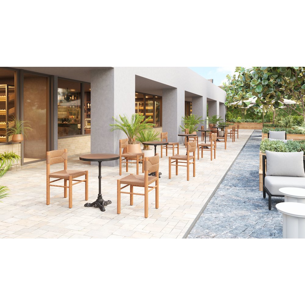 Iska Dining Chair (Set of 2) Natural. Picture 9