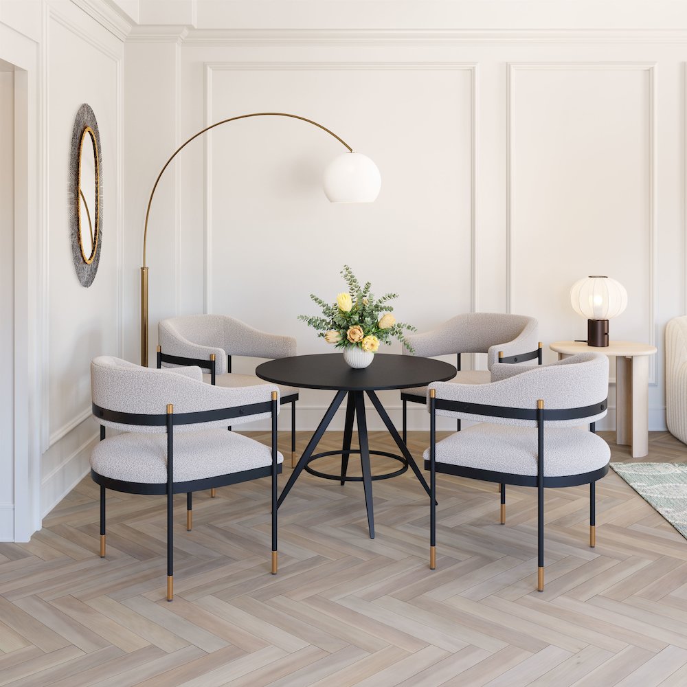 Zadar Dining Chair Misty Gray. Picture 9