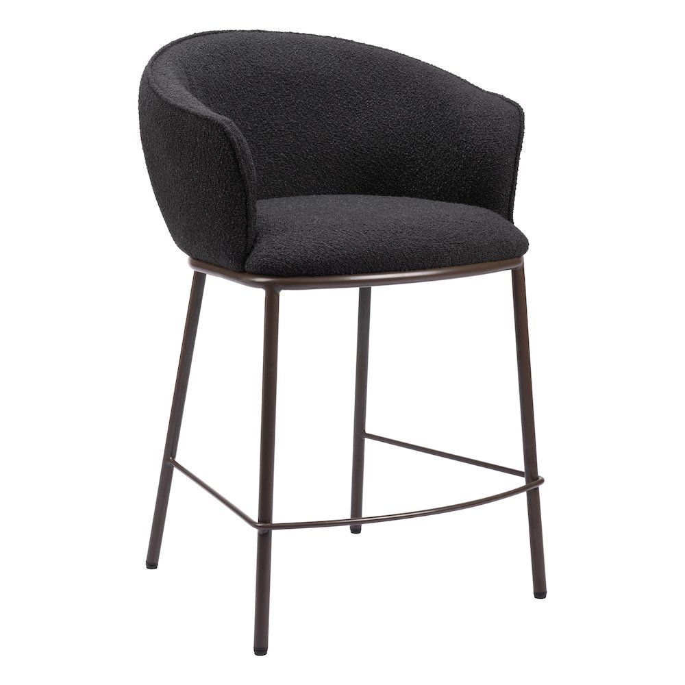 Essen Counter Stool Black & Bronze. Picture 6