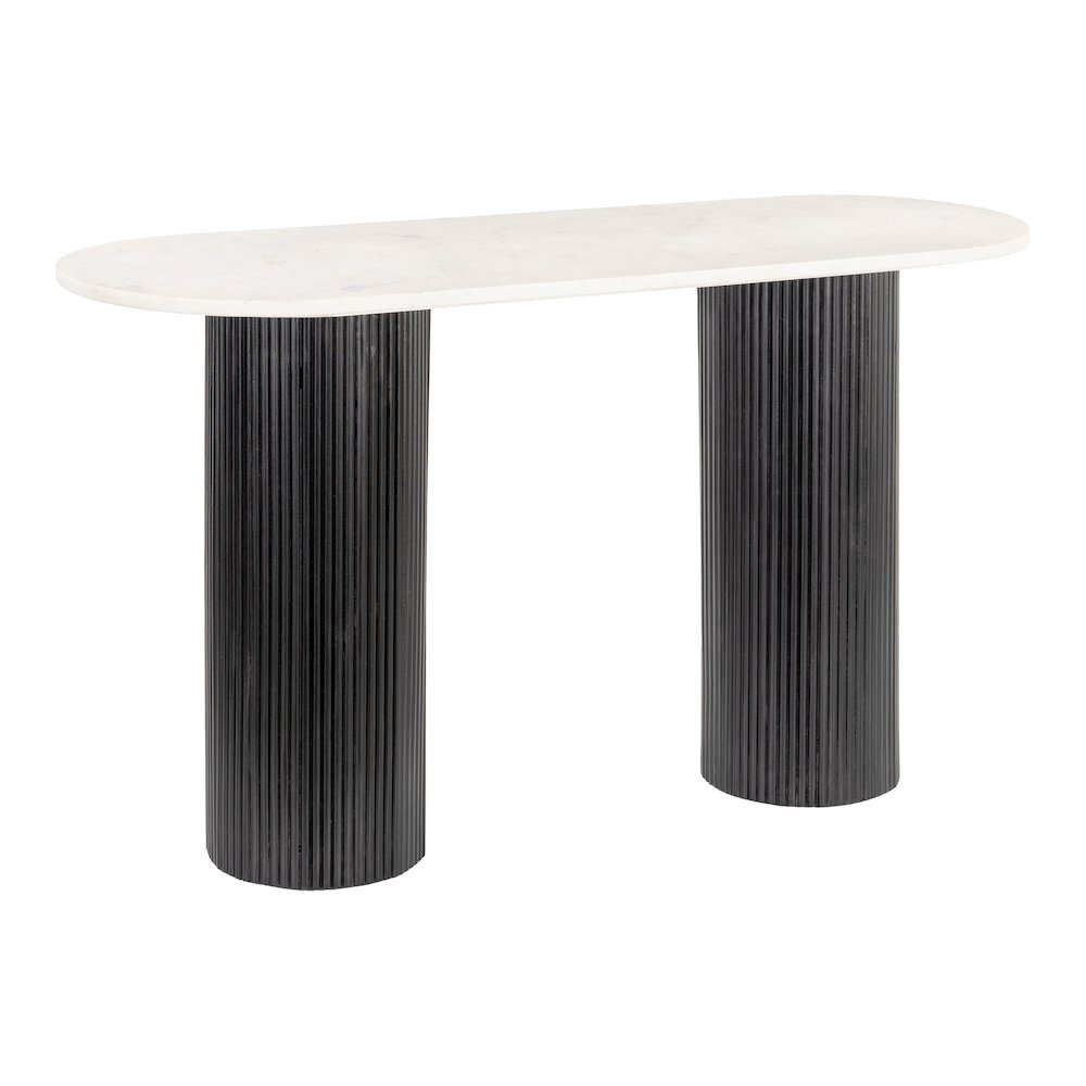 Izola Console Table White & Black. Picture 6