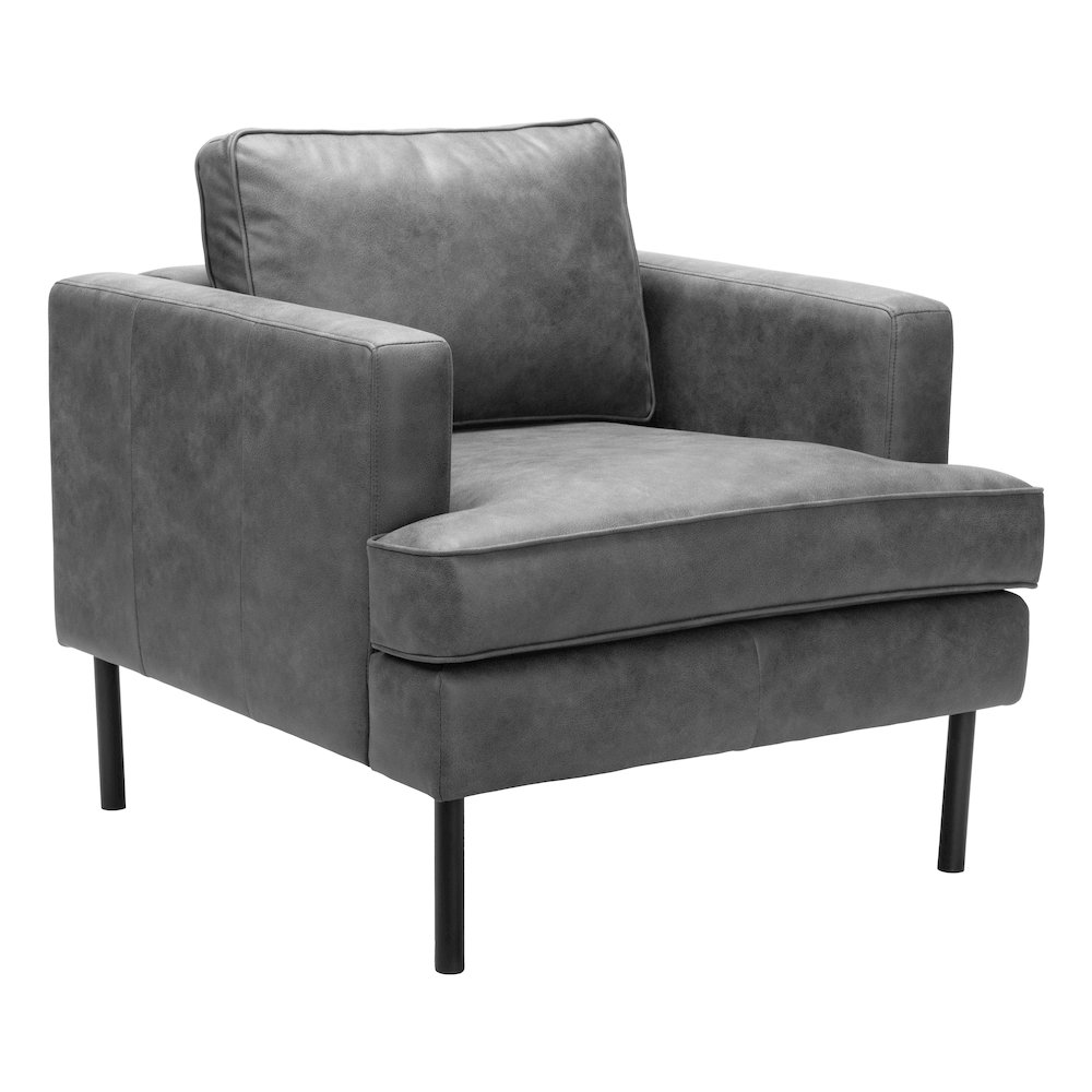 Decade Armchair Vintage Gray. Picture 6