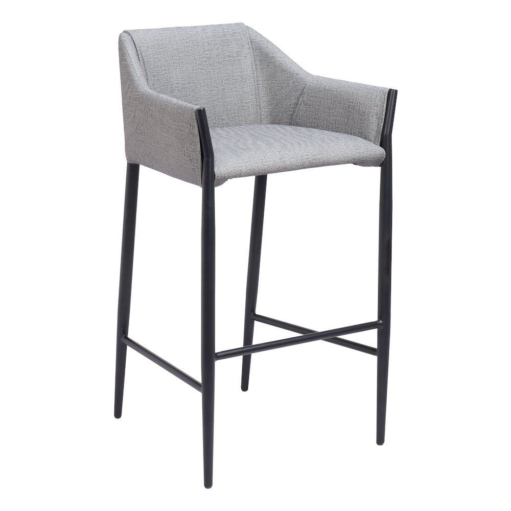 Andover Barstool Slate Gray. Picture 6