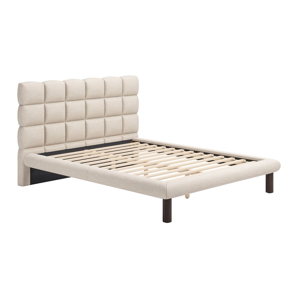 Placid Queen Bed Beige. Picture 6