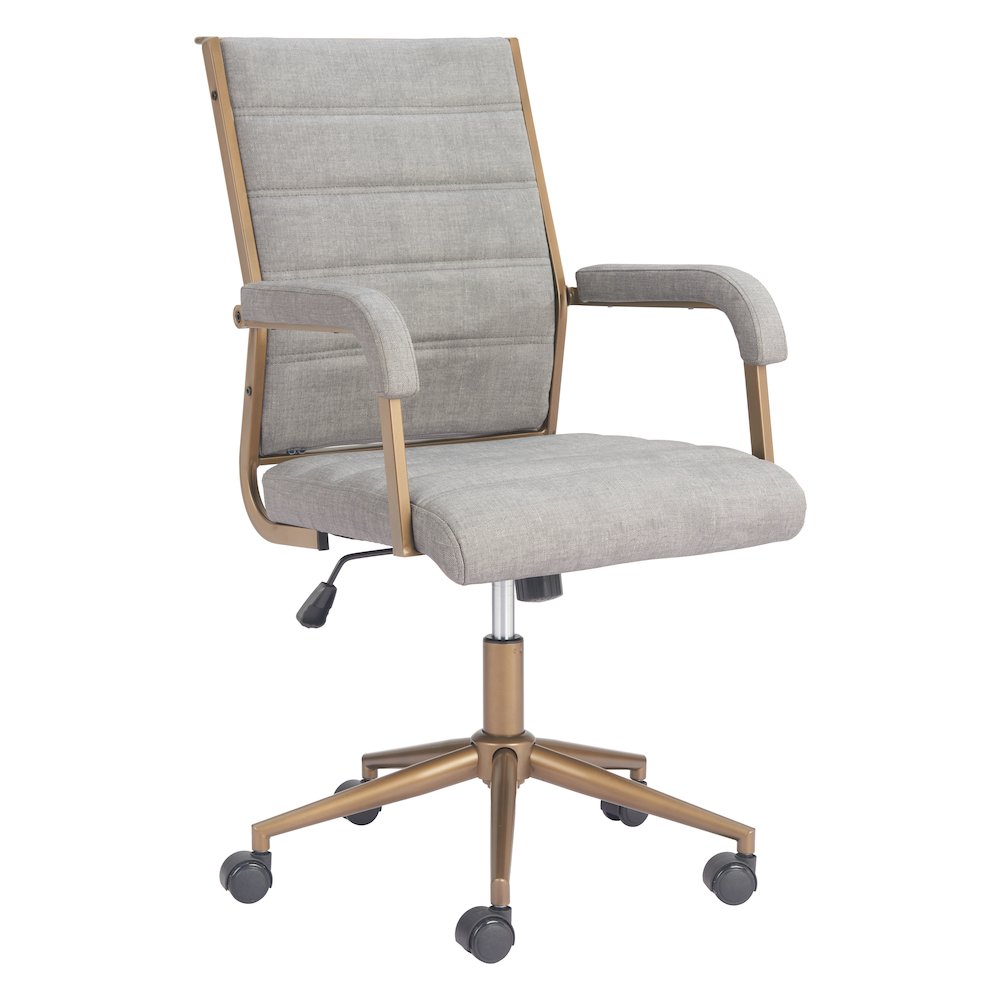Auction Office Chair Gray. Picture 6